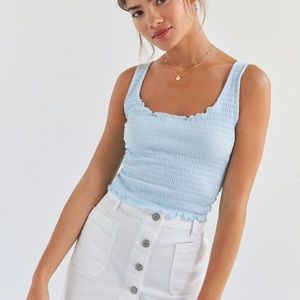 Urban Outfitter | BDG Lottie Lettuce Edge Tank Top